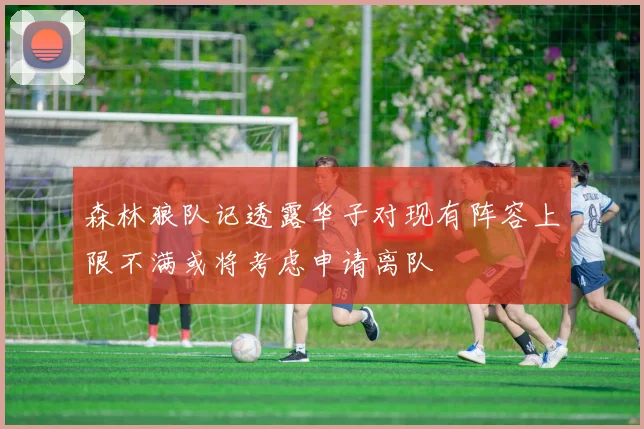 森林狼队记透露华子对现有阵容上限不满或将考虑申请离队